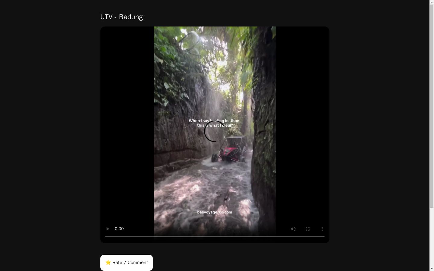 UTV - Badung
