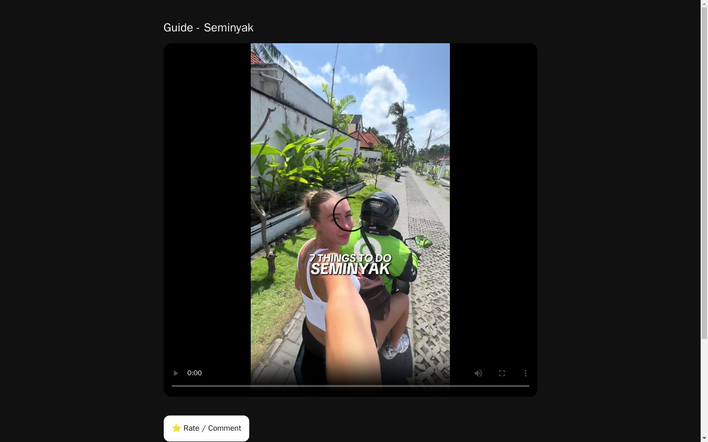 Guide - Seminyak