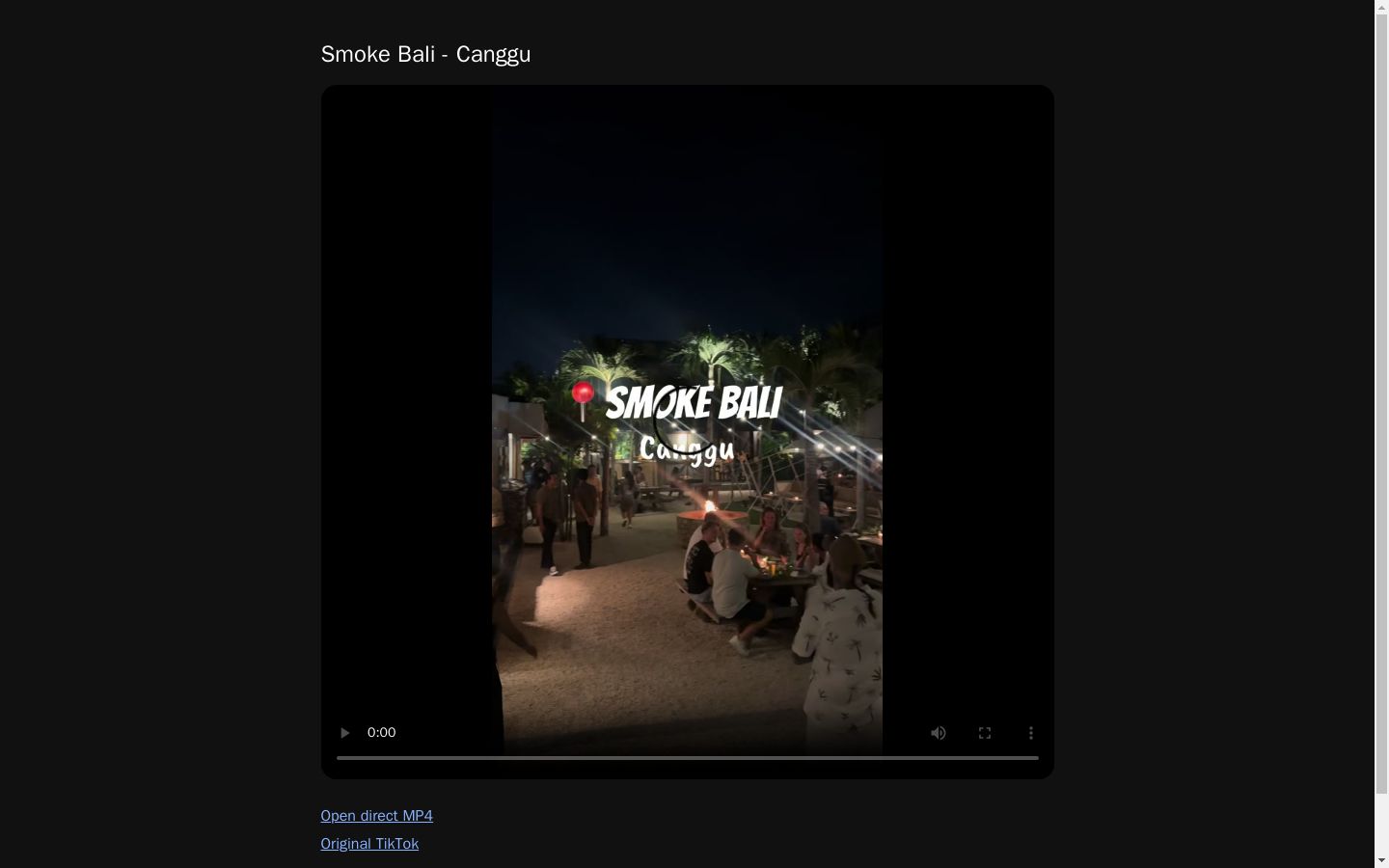 Smoke Bali - Canggu