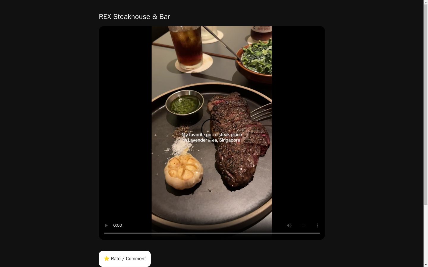 REX Steakhouse & Bar