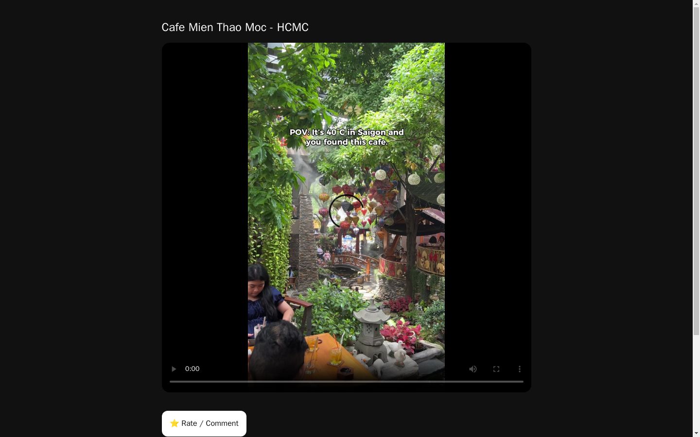Cafe Mien Thao Moc - HCMC