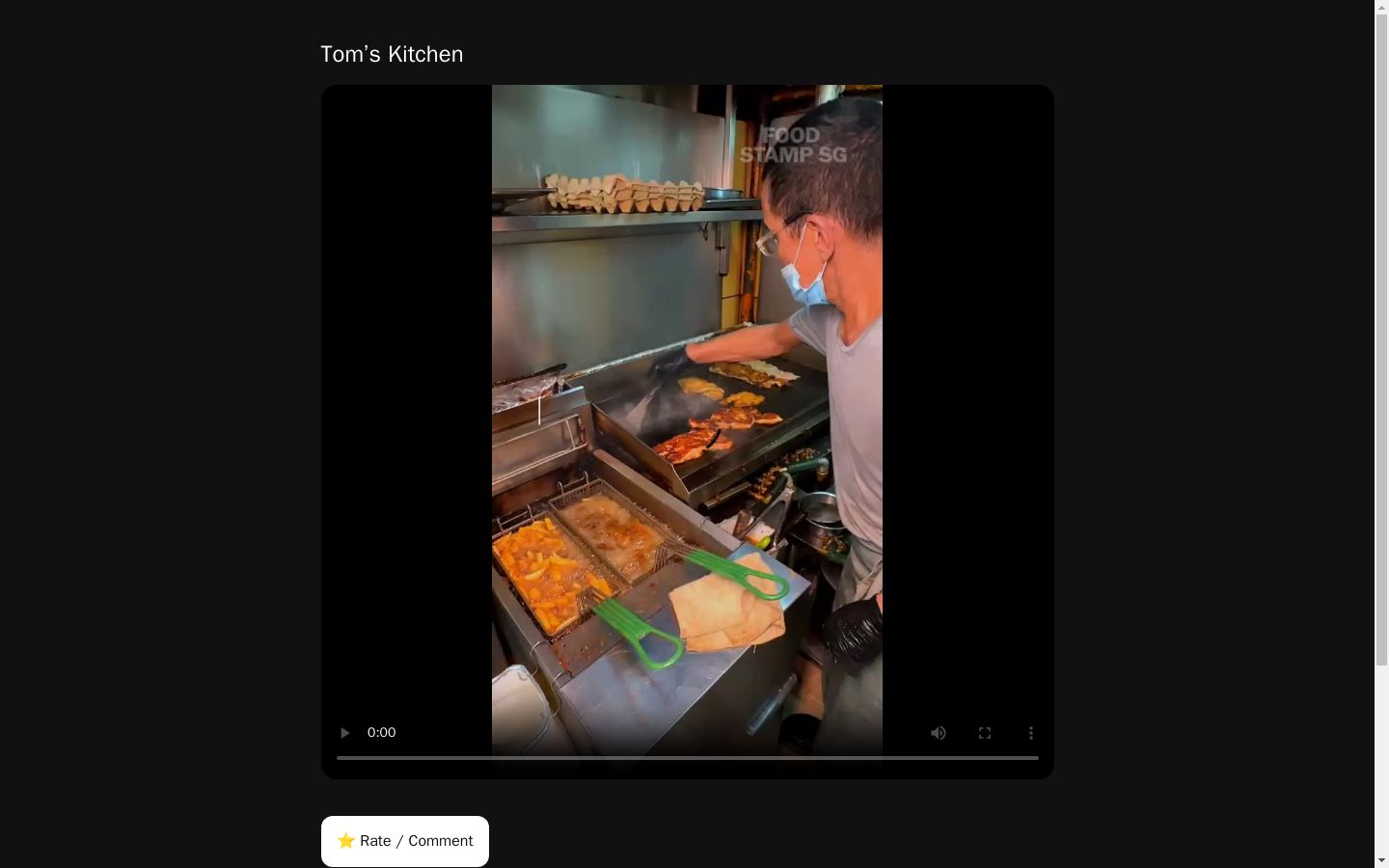 Tom’s Kitchen