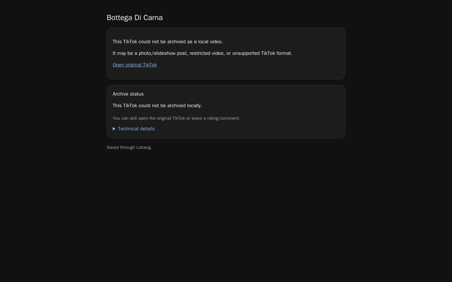 Bottega Di Carna