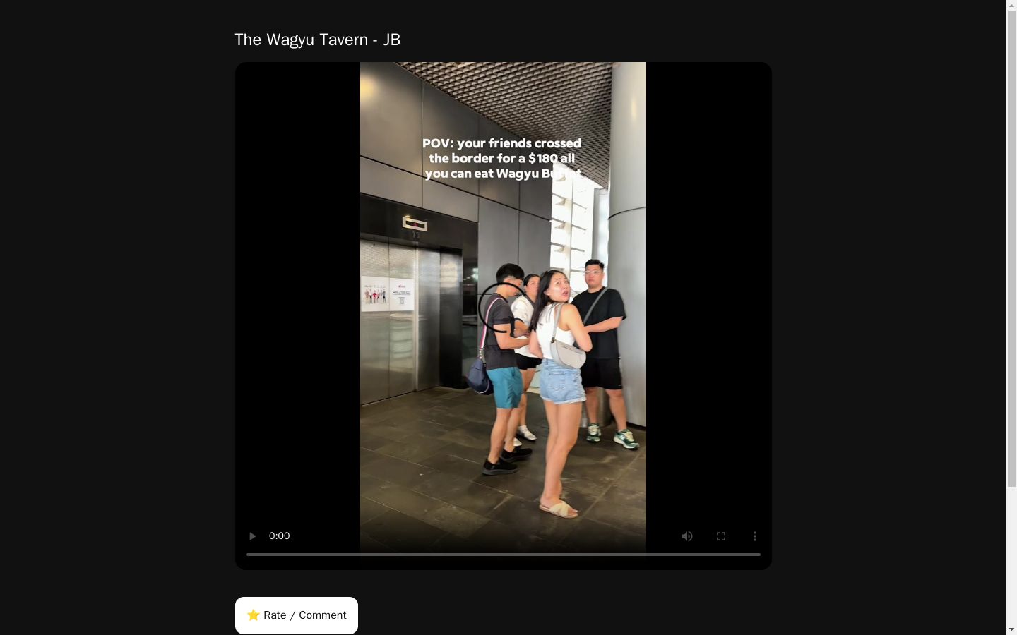 The Wagyu Tavern - JB