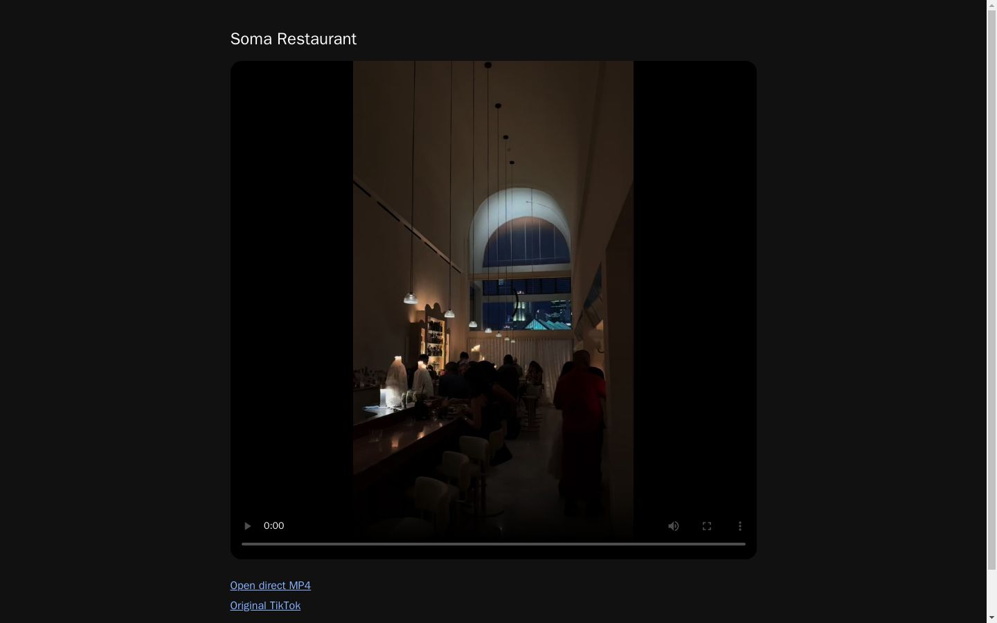 Soma Restaurant