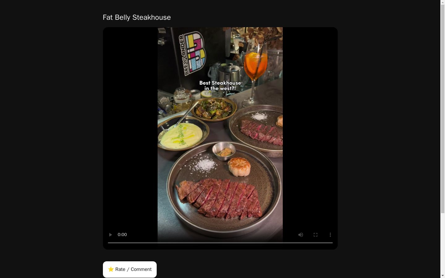 Fat Belly Steakhouse