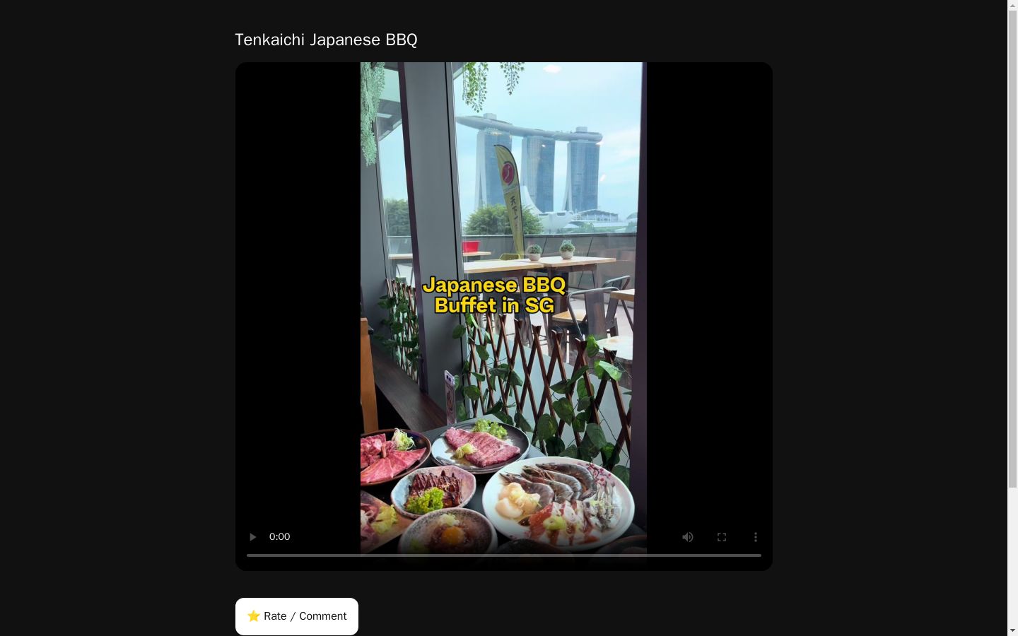 Tenkaichi Japanese BBQ